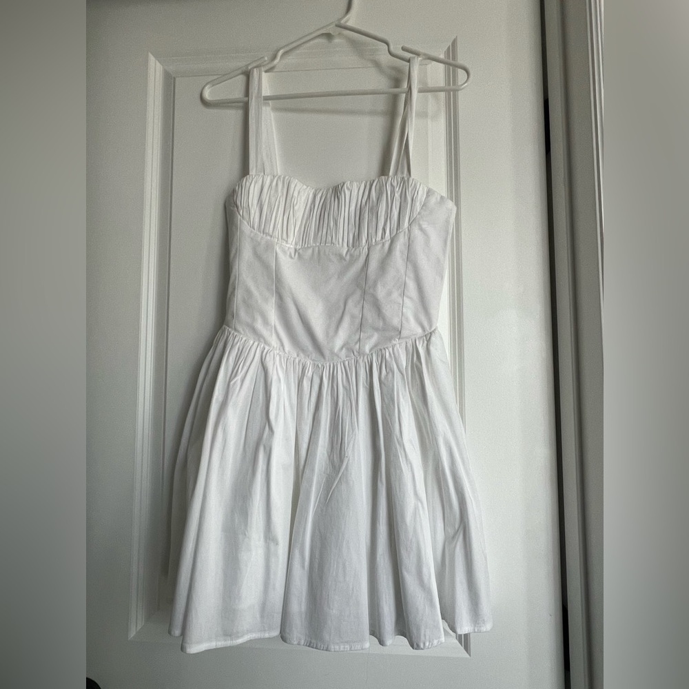 Zara white dress